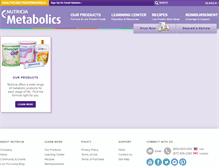 Tablet Screenshot of medicalfood.com